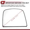 Chevrolet Non-Heated Right Passenger Side Upper Mirror Glass Replacement