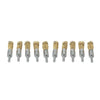 Various Models 16mm Wire Wheel Brush Cup - 5 x Copper Plated Crimped Steel