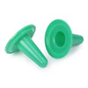 Cow Goat Sheep Ewe Milker 2 x Green Plastic Inflation Plug Shells