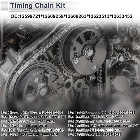 Chevrolet Camaro, GMC Traverse Timing Chain Kit