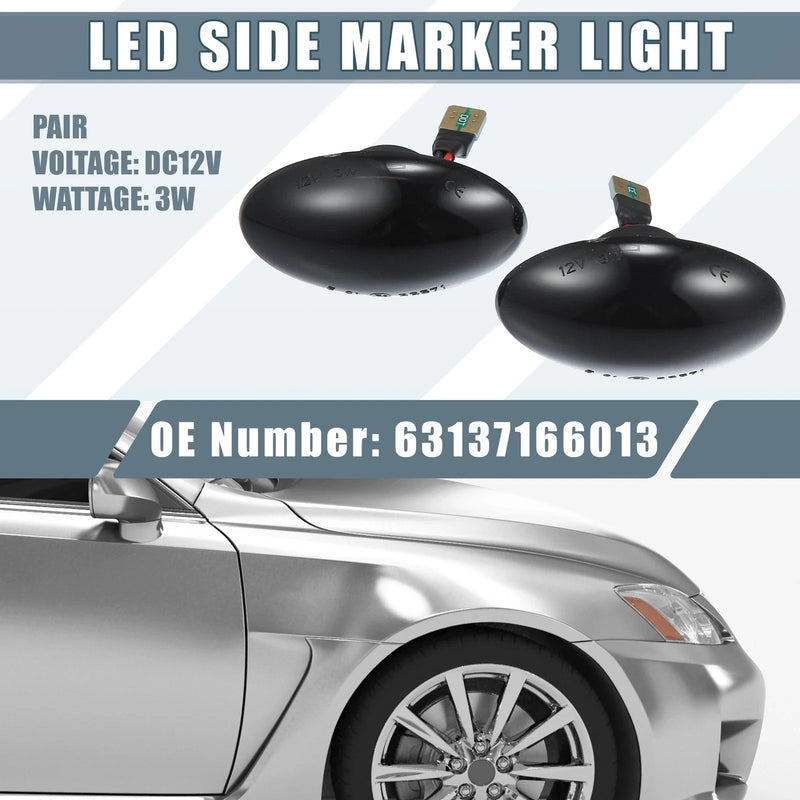 Mini Cooper R50 R52 LED Side Marker Amber Lights (2002-2008)