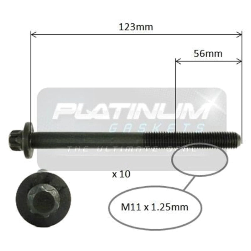 Nissan Qashqai J11 2014-2020 Engine Head Bolt Set (2014-2020)