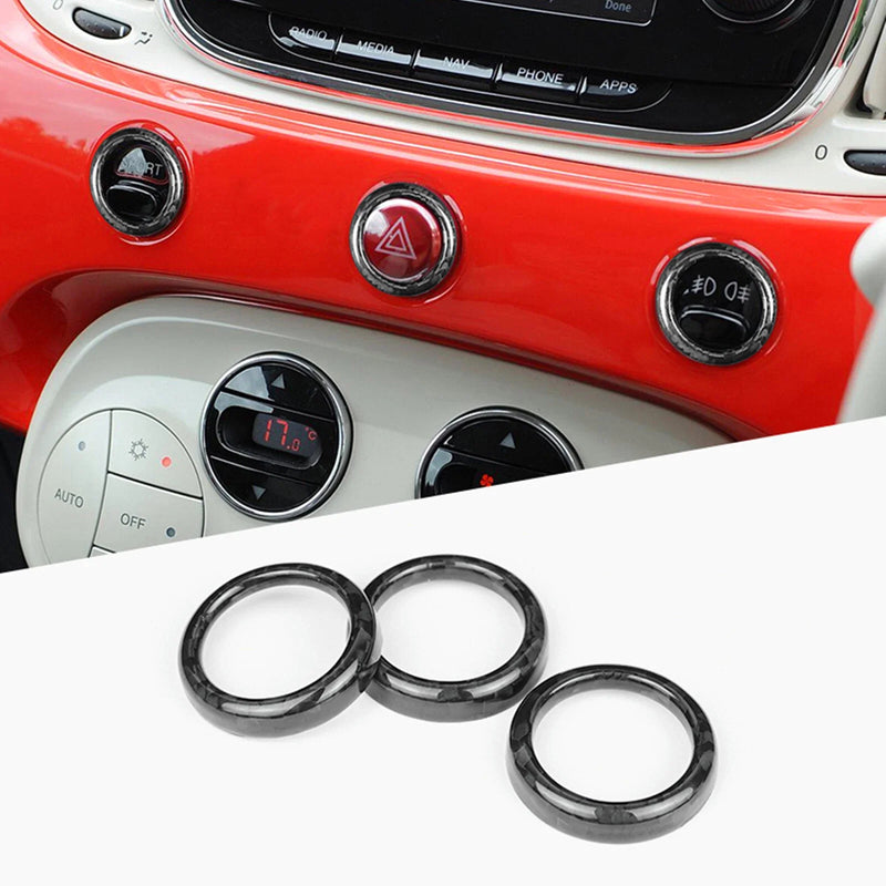 Fiat 500 2011-2023 Button Trim Ring (2011-2023)