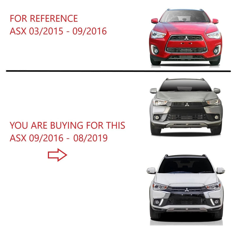 Mitsubishi ASX XC Chrome Lower Front Bar Mould Left Side (2010–2020)