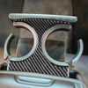 BMW 7Series G11 16-22 Soft Carbon Fiber Rear Water Cup Holder Panel Trim Kit