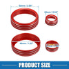 Subaru BRZ GR86 2022 Red AC Audio Volume Knob Cover Set