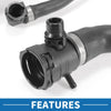 BMW 528i 2.0L (2012-2016) Rubber 1 Set Radiator Hose Set