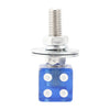 Chopper Motorcycle 4pcs Blue License Plate Screws