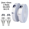 STREAMLINE Double Line Tape Non-Fading Stripe Stickers Scratch-Resistant