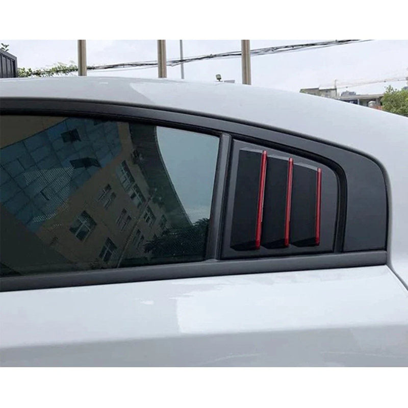Dodge Charger 2 x Car Rear Window Louvers (2011-2023)