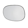 Peugeot Heated Left Side Rear View Mirror Glass w/ Backing Plate
