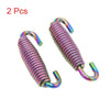 Make Model 2pcs 59mm Colorful Stainless Exhaust Muffler Pipe Swivel Spring
