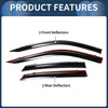 Honda Civic Sedan Window Deflectors 1 Set (2022)