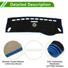 Mercedes Benz GLA Class X156 2014-2020 Black Blue Dashboard Cover Mat