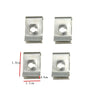 40x Engine Cover Clip Shield Guard Metal Screw Bolt Fastener