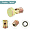 Motorcycle Bolt Screws / 2 x M8x1 23mm Hollow /
