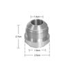 JXSS032 AN-10 Male Aluminum Weld-On Fitting