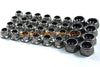 Project Uno Cadete 4 x Tuercas de Ruedas Nyloc M12 Brida Acero Inoxidable