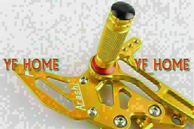 Yamaha YZF R25 (2014-2017) - Gold Finish CNC Rearset Foot Pegs