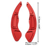 Honda Civic Red Steering Wheel Shift Paddle Shifter Cover (2009-2011)