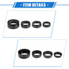 Chrysler 300, Dodge Challenger Black 5pcs AC Climate Control Knob Ring