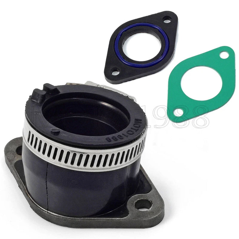 Suzuki Ozark 250 CARB INTAKE MANIFOLD BOOT 2x4 PIPE INTAKE (2002–2014)