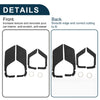 Jeep Wrangler Car Door Anti Kick Pad Sticker Protector (2018-2023)