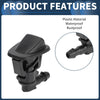 Jeep Wrangler JK Front Windshield Washer Nozzles Set (2013-2017)