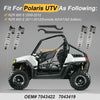 Polaris RZR S 800 EFI 2 x Front Rear Air Shock Absorbers & Tool (2009–2012)