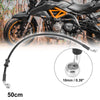 Motorcycle 4 x 50cm Universal Brake Clutch Oil Hose Line Pipe Hydraulic