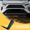 Toyota RAV4 2 x Fog Light Cover Trim Gloss Black (2019–2025)