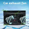 Auto Window Air Vent Exhaust Ventilation Solar Powered Car Cooling Fan