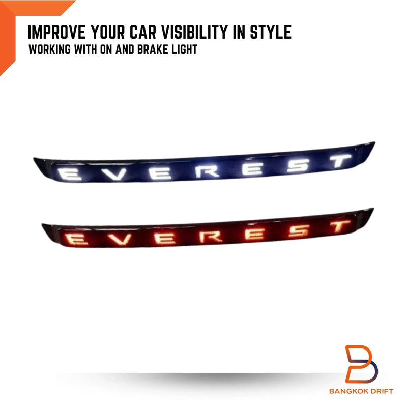 Ford Everest LED Rear Tailgate Light Cover Trim (2015-2021)