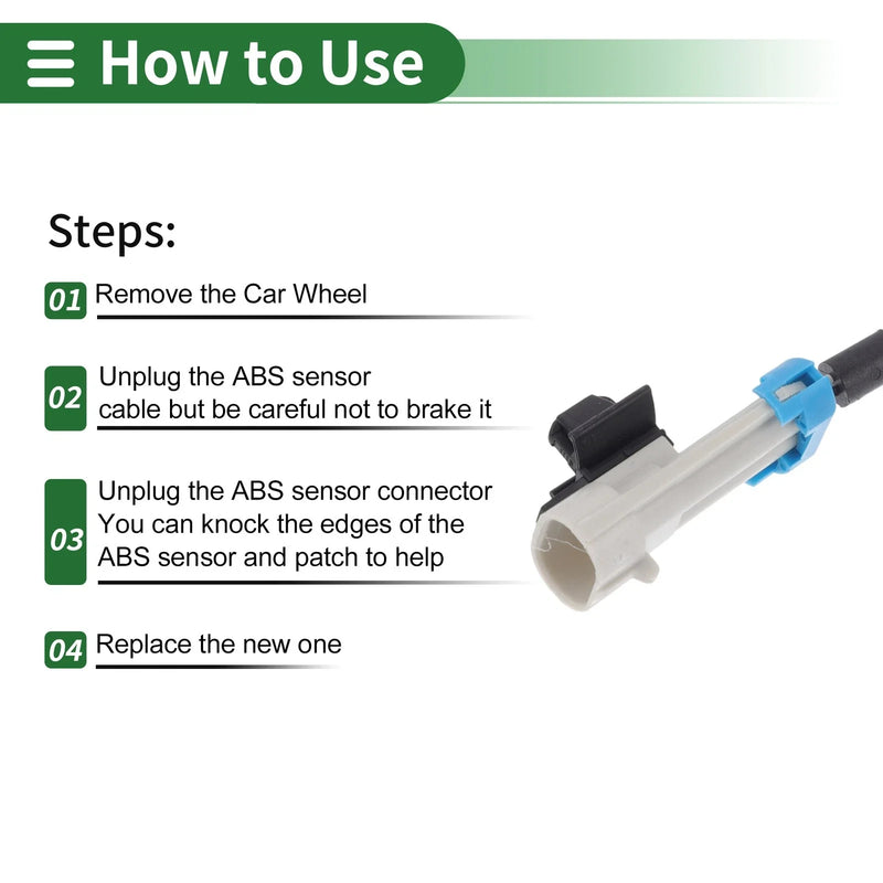 Chevrolet Captiva Sport ABS Wheel Speed Sensor (2012-2015)