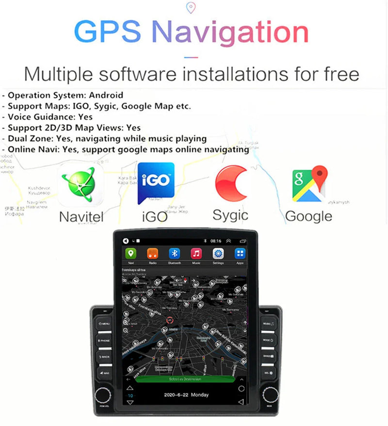 Hyundai I40 9.7" Vertical Car Stereo Radio GPS Head Unit (2010-2021)