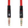 3.5mm Female Mini Jack to 2 Male RCA Adapter Y Cable - Gold Tone