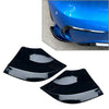Mercedes Benz W176 2013-2018 2 x Spoiler Canards Rear Bumper Side Splitters