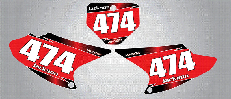 Honda CRF 150F Custom Number Plate Graphics (2003-2007)