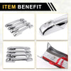 Chevrolet Avalanche Chrome Silver Tone 4 x Exterior Door Handle Covers
