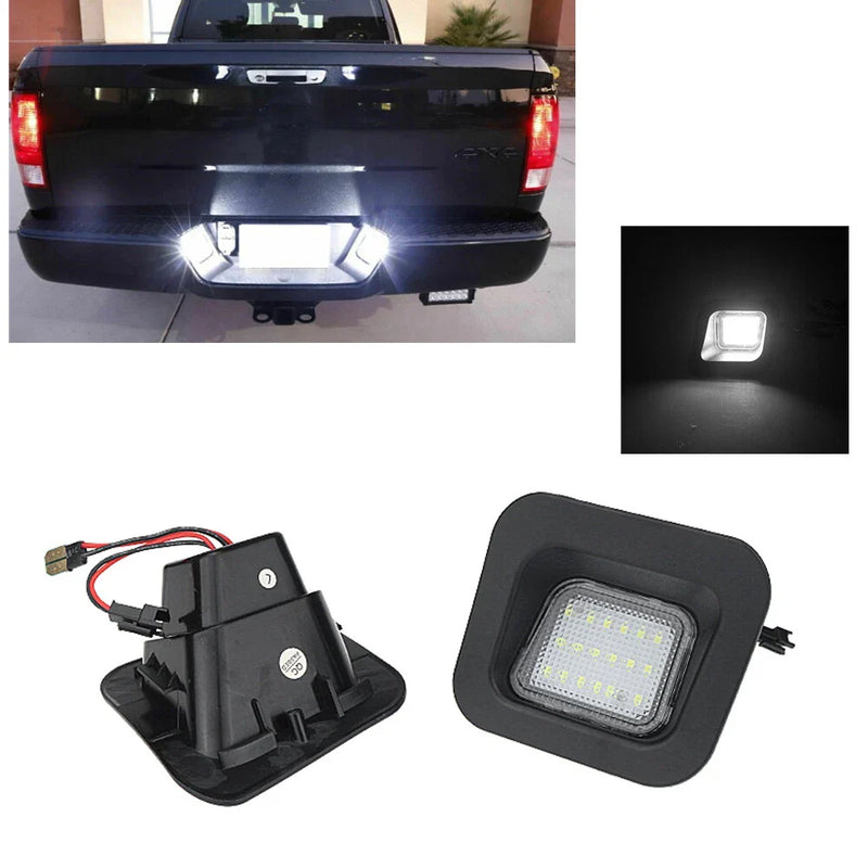 Dodge Ram 1500 2500 3500 2 x LED License Plate Lights (2003 - Present)