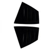 Subaru WRX STI Black Rear Quarter Window Louvers (2014-2021)