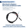 Honda Civic Trunk Lid Release Cable (2012-2015)