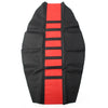 Honda, Yamaha, Suzuki Red Pro Ribbed Rubber Gripper Soft Seat Cover