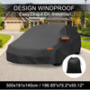 Volvo V90 Wagon 210D-PU Car Cover w/ Left Side Door Zipper (2017-2023)