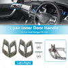 Ford Ranger 4 x Front Rear Inner Door Handles Dark Chrome (2011-2023)
