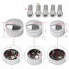 Harley Touring Road Street Glide 75X Black Engine Bolt Topper Caps (07-16)