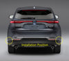 Toyota Harrier Venza Steel Rear Corner Protector Cover Trim (2020-2024)