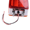 Car Square Dual Face Stud Mount Fender Marker Turn Signal Light