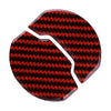 Ford Mustang Red Carbon Fiber Air Vent Trim (2015-2019)