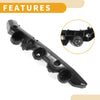 Nissan Sentra (2016-2019) 1 Pc Black ABS LH Front Bumper Support Bracket